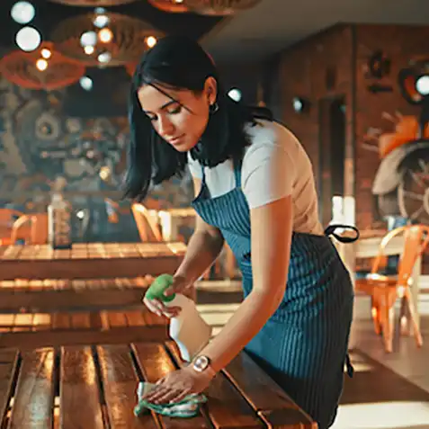 Уборка ресторанов и кафе